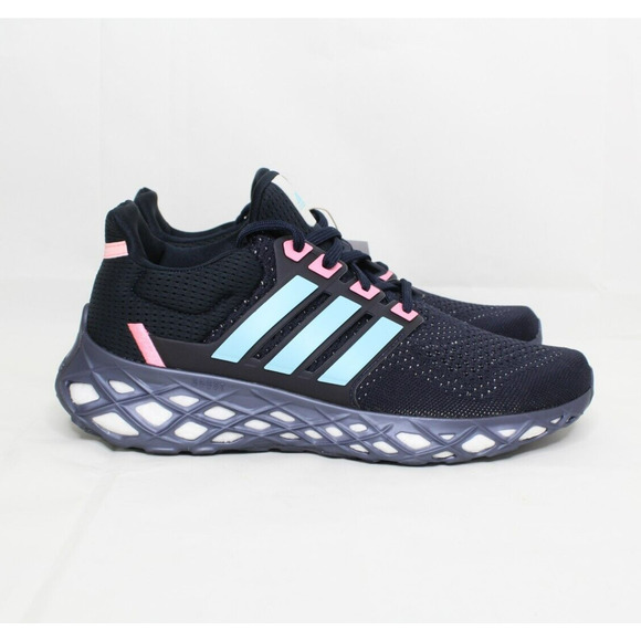 Adidas Ultraboost WEB DNA Running Shoes Navy Blue Pink Men's GX2133 New - Picture 5 of 7